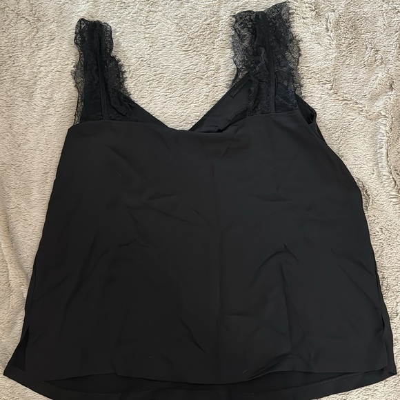 Black dress top. 25 inches from top to bottom. - Picture 2 of 2